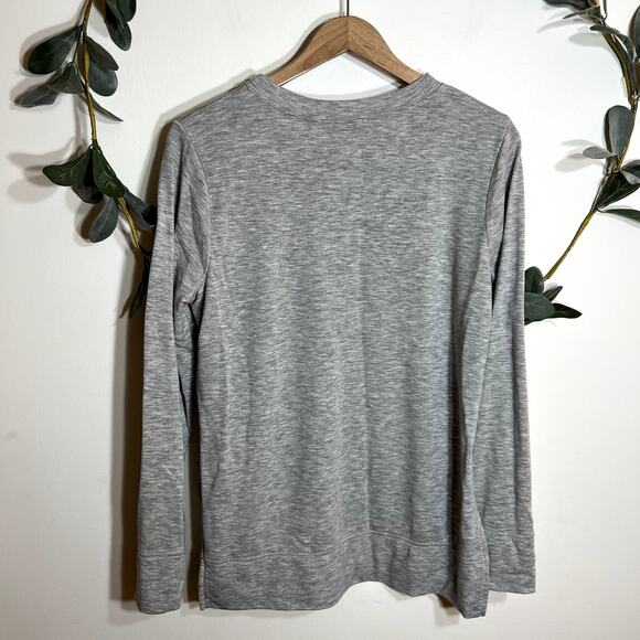 Gray Side Slit Sweatshirt - Picture 5 of 5